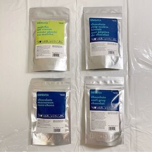 Sealed Set of 4 DAVIDsTEA Loose Leaf Tea 50g Each Dessert-Inspired 3 Retired